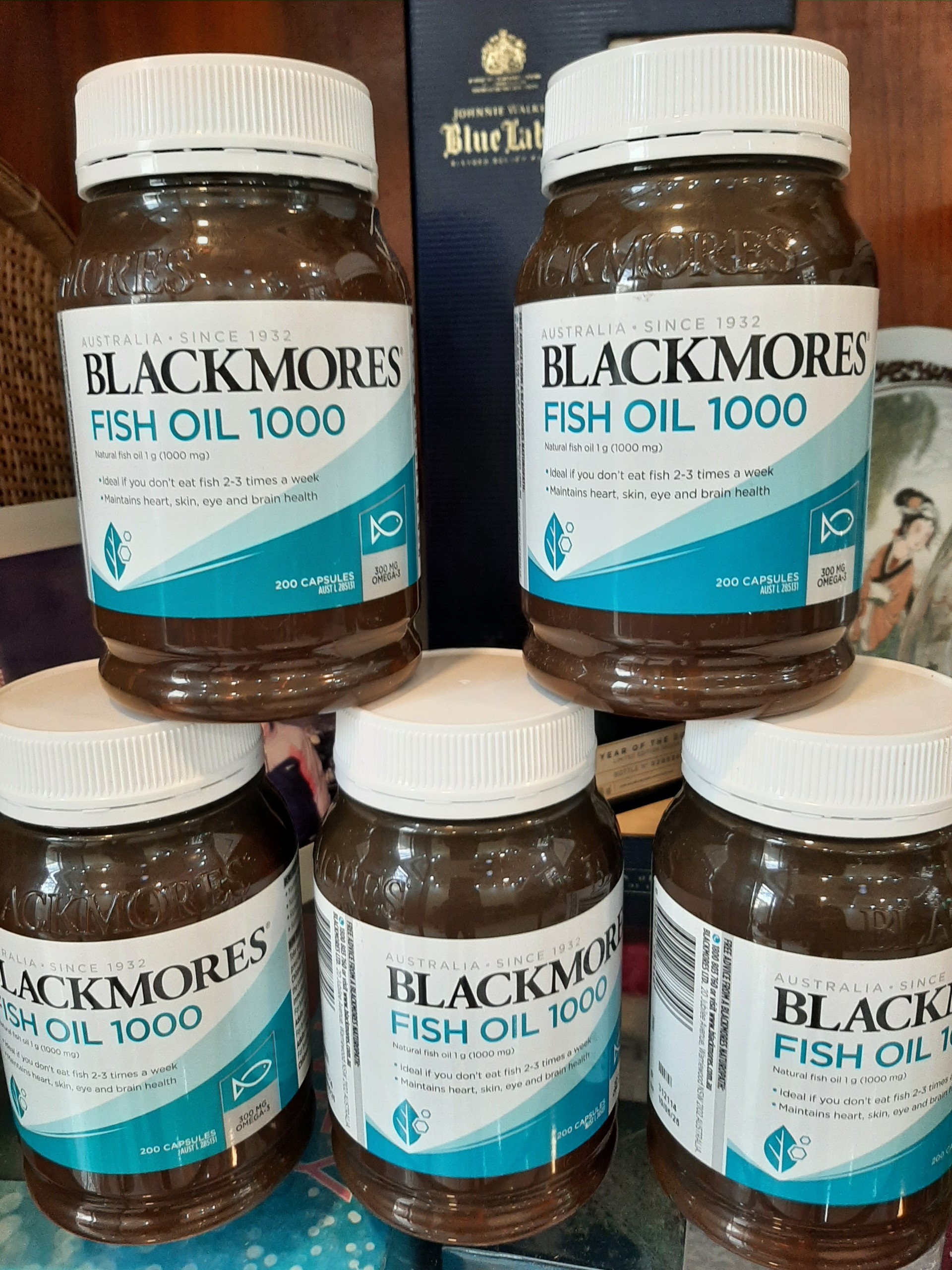 🐬🐬🐬Dầu cá Fish Oil Blackmore 200 viên của Úc