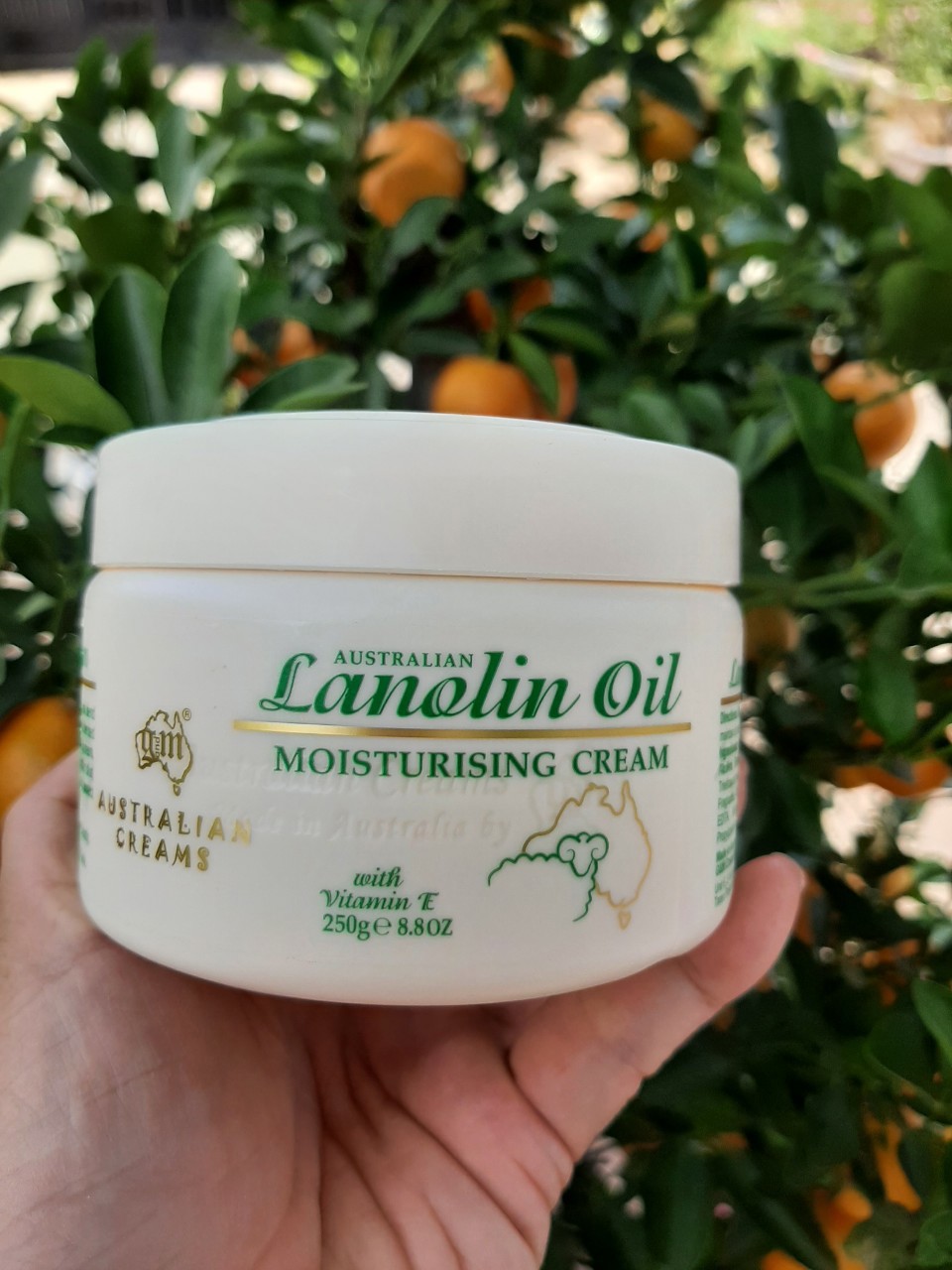 Lanolin Oil Kem mỡ cừu Moisturising Cream Vitamin E 250g của Úc